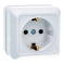 Розетка с заземлением стандарта SCHUKO