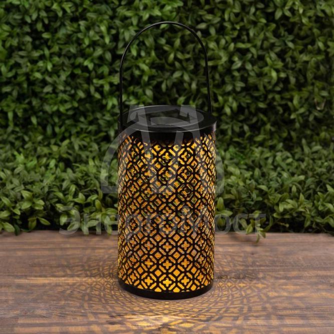 Светильник уличный ERASF22-44 Орнамент на солнечных батареях садовый 19см ЭРА Б0053446