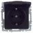 Розетка BRITE РСбш10-3-44-БрЧ 16А IP44 с заземл. защ. шторки с крышкой черн. IEK BR-R16-16-44-K02