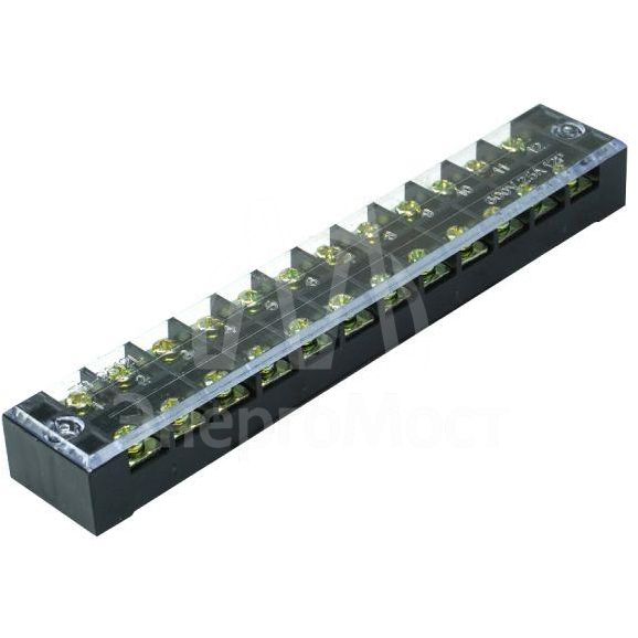 Блок зажимов ТВ-2512 25А 12 клеммных пар IP30 Электротехник ET522087