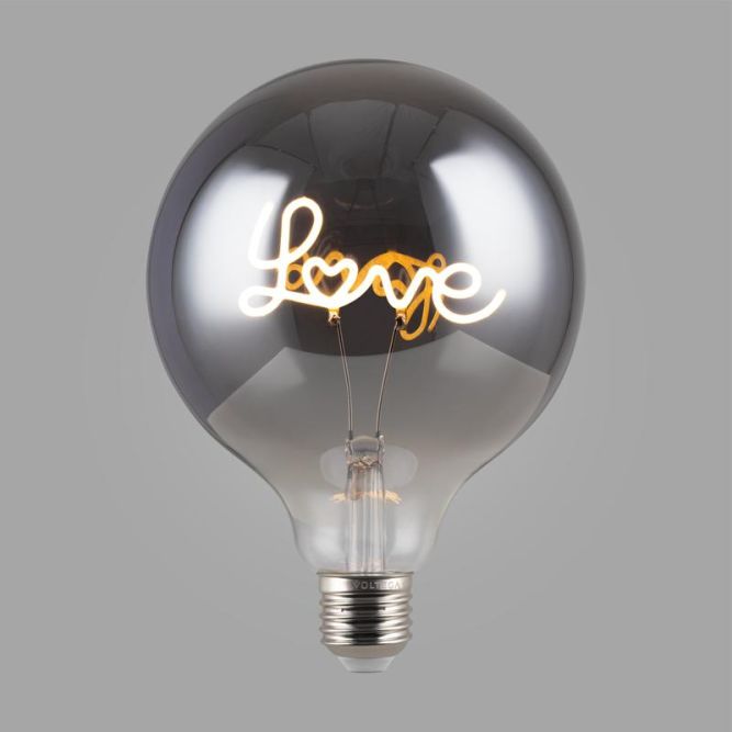 Лампа светодиодная филаментная Loft 271 G125 4Вт 3000К E27 Voltega 8523