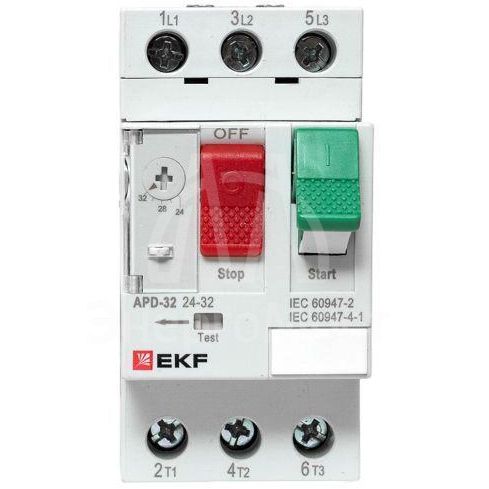 Выключатель автоматический для защиты двигателя АПД-32 24-32А EKF apd-me-32