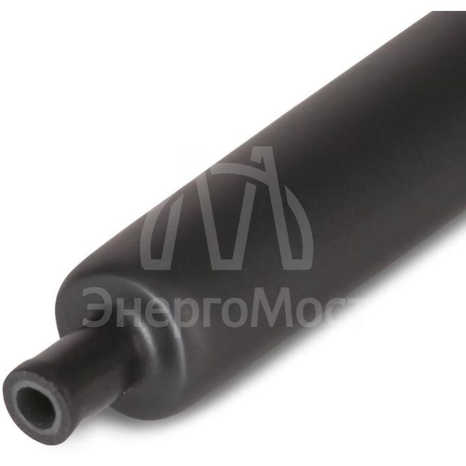 Трубка термоусадочная клеевая ТТК(2:1)-25/12.5 в метровой нарезке черн. (уп.10м) КВТ 74305