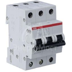 Выключатель автоматический модульный 3п C 50А 4.5кА SH203L C50 ABB 2CDS243001R0504