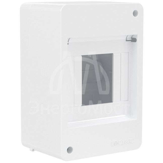 Щиток 4 мод настенный без дверцы бел. DKC F04W0W0