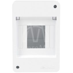 Щиток 4 мод настенный без дверцы бел. DKC F04W0W0