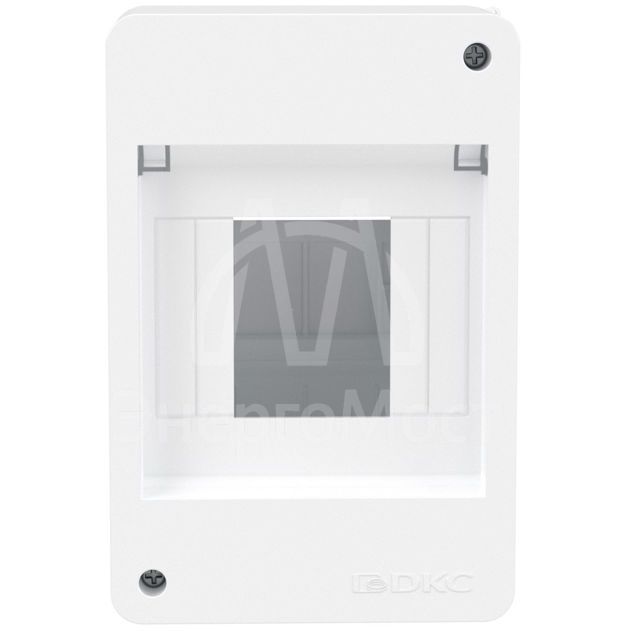 Щиток 4 мод настенный без дверцы бел. DKC F04W0W0