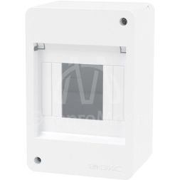 Щиток 4 мод настенный без дверцы бел. DKC F04W0W0