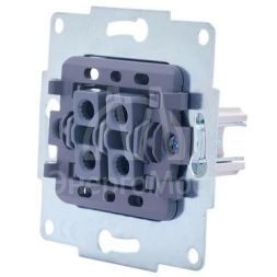 Механизм выключателя проходн. с инд. 1-кл. СП VESNA кремов. LEZARD 742-0388-114