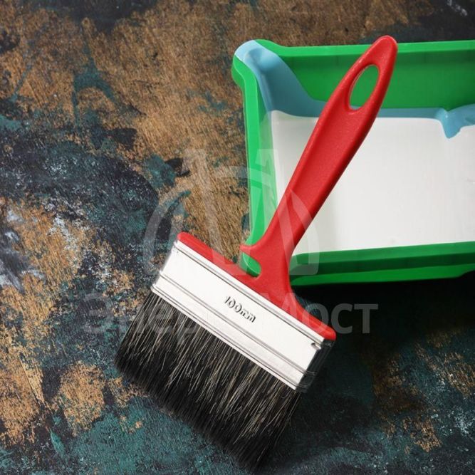 Кисть плоская &amp;quot;Водные краски&amp;quot; 100х12мм Rexant 89-0325