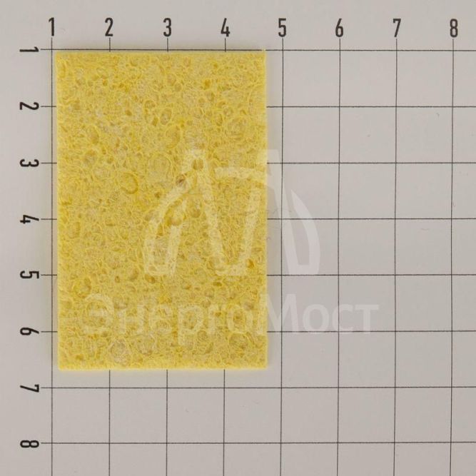 Губка для очистки паяльного жала (для ZD-931) 56х36мм Rexant 12-0193