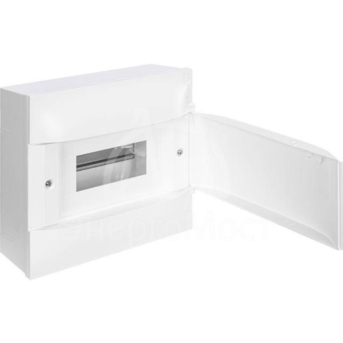 Щиток пластиковый навесной Practibox S 1х8 бел. дверь Leg 134608