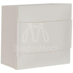 Щиток пластиковый навесной Practibox S 1х8 бел. дверь Leg 134608