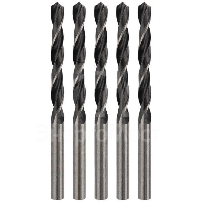 Сверло по металлу10.0мм HSS DIN 338 (уп.5шт) Kranz KR-91-0629