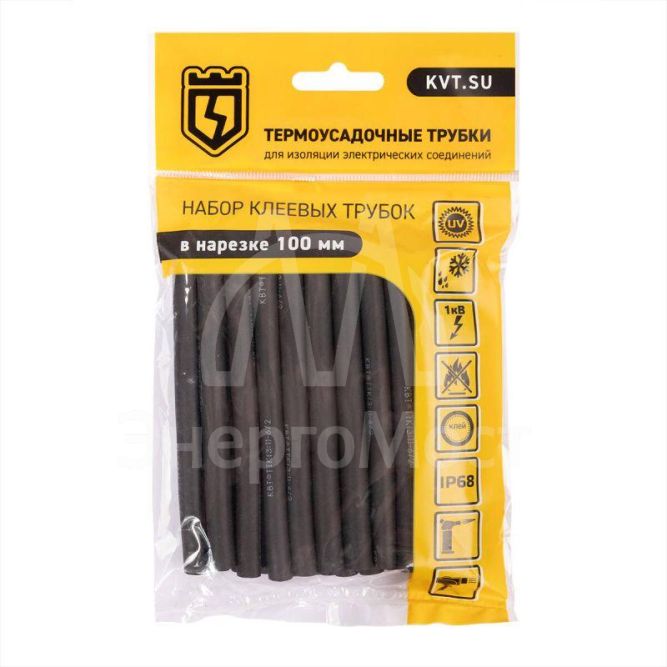 Набор трубок термоусадочных &amp;quot;Гермокомплект 6/2&amp;quot; КВТ 73658