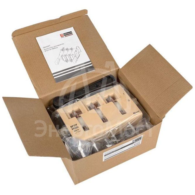 Выключатель-разъединитель ВР32У-37B31250 400А 1 напр. с дугогасит. камерами съемная лев./прав. рукоятка MAXima EKF uvr32-37b31250