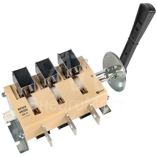 Выключатель-разъединитель ВР32У-37B31250 400А 1 напр. с дугогасит. камерами съемная лев./прав. рукоятка MAXima EKF uvr32-37b31250