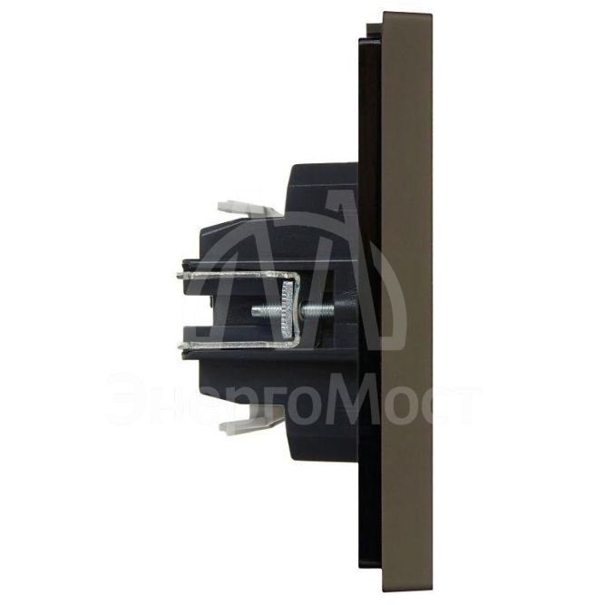 Выключатель 1-кл. СП FORTE&amp;amp;PIANO 10А FP302 с индикацией сер. IEK FP-V10-1-10-1-K03