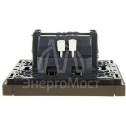 Выключатель 1-кл. СП FORTE&PIANO 10А FP302 с индикацией сер. IEK FP-V10-1-10-1-K03