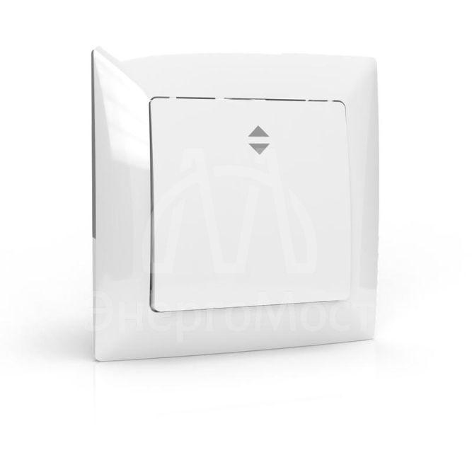 Переключатель проходной 1-кл. СП AVA 10А IP20 в сборе бел. TOKOV LIGHTTKL-AV-P1F-C01