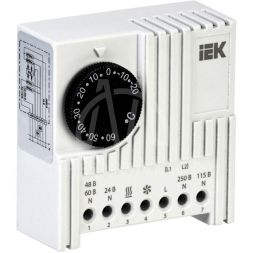 Термостат УККт от -20 до +60град.C NO/NC IEK YTT21-00-60-NO-NC