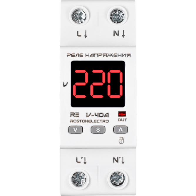 Реле напряжения RE V-40А