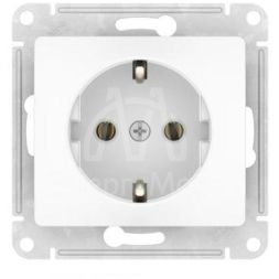 Розетка Glossa 16А с заземл. быстрозажим. клем. механизм бел. SE GSL000143S