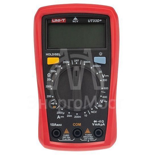 Мультиметр портативный UT33D+ NCV + прозвонка UNI-T 13-0058