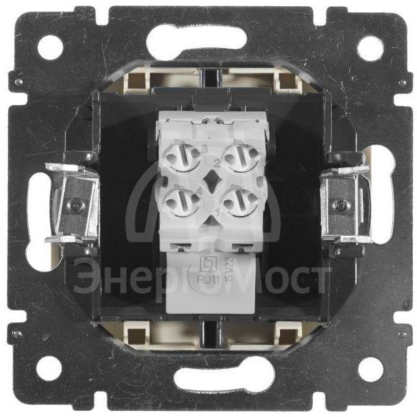 Механизм розетки телеф. 1-м СП Valena RJ11 сл. кость Leg 774338