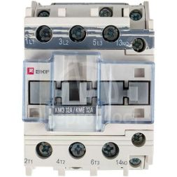 Контактор КМЭ 32А кат. 220В AC 1НЗ EKF ctr-s-32-220-nc