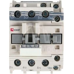 Контактор КМЭ 32А кат. 220В AC 1НЗ EKF ctr-s-32-220-nc