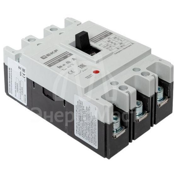 Выключатель автоматический 3п 100/40А 35кА ВА-99М PROxima EKF mccb99-100-40m