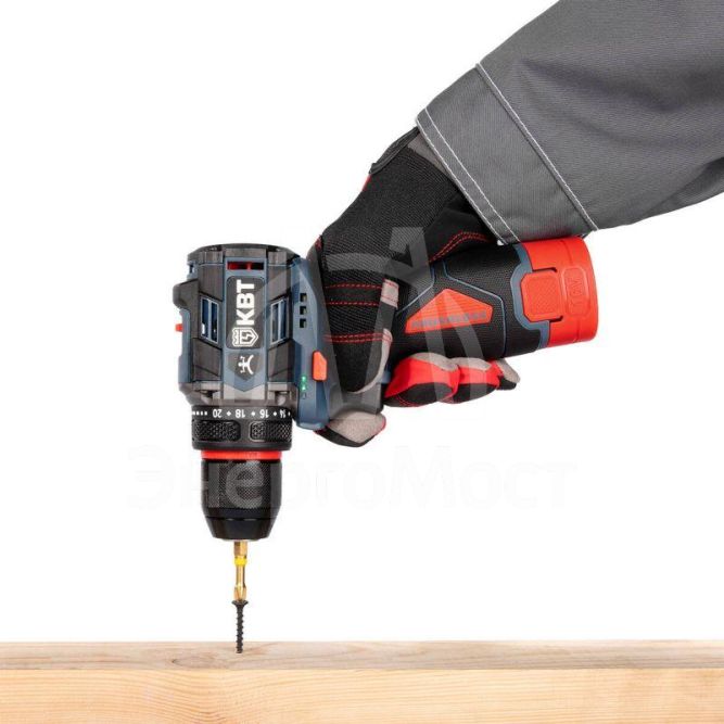 Шуруповерт аккумуляторный бесщеточный DB-16-10 серия ПРОФИ КВТ 102587