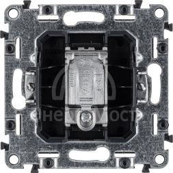 Розетка телевизионная TV 1-м Valena Life 0-2400МГц с топологией &amp;quot;звезда&amp;quot; с лицев. панелью механизм сл. кость Leg 753551