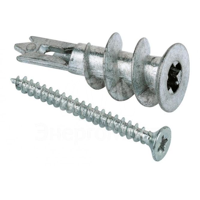 Анкер (дюбель) DRIVA METAL с шурупом (уп.4шт) Tech-KREP 102949