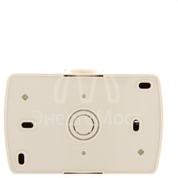 Розетка 2-м ОП Ната керам. с заземл. крем. LEZARD 710-0300-127