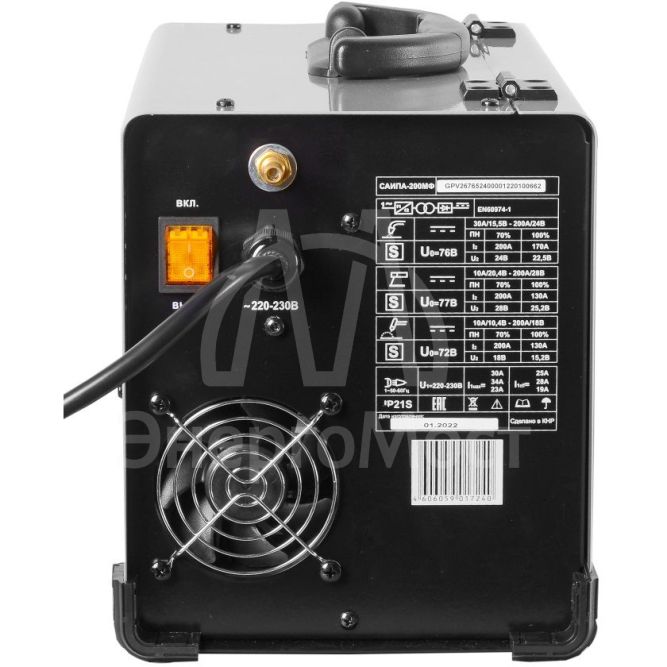 Сварочный полуавтомат многофункциональный Ресанта САИПА-200МФ (MIG/MAG/TIG)