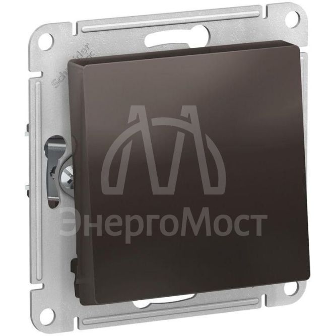 Механизм переключателя 1-кл. СП AtlasDesign 10А IP20 (сх. 6) 10AX мокко SchE ATN000661