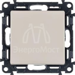Механизм переключателя 1-кл. СП Valena Life 10А IP20 250В 10AX с лиц. панелью безвинт. зажимы сл. кость Leg 752506