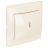 Выключатель проходной 1-кл. СП Кварта 10А IP20 ВСп10-1-0-ККм крем. IEK EVK12-K33-10-DM