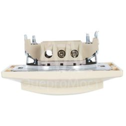 Выключатель проходной 1-кл. СП Кварта 10А IP20 ВСп10-1-0-ККм крем. IEK EVK12-K33-10-DM