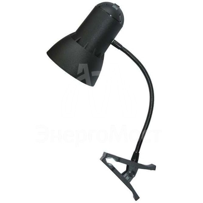 Светильник Надежда-ПШ (на клипсе) без лампы 40Вт ЛОН E27 черн. Трансвит 210