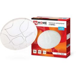 Светильник светодиодный DECO ГЛОРИЯ 36Вт 230В 4000К 2340лм 350мм IN HOME 4690612025100