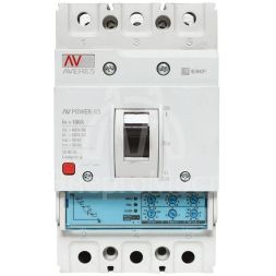 Выключатель автоматический 3п 100А 50кА AV POWER-1/3 ETU2.0 AVERES EKF mccb-13-100-2.0-av