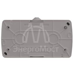 Розетка 2-м ОП Клио 16А IP44 с заземл. сер. UNIVersal К2231-Gr