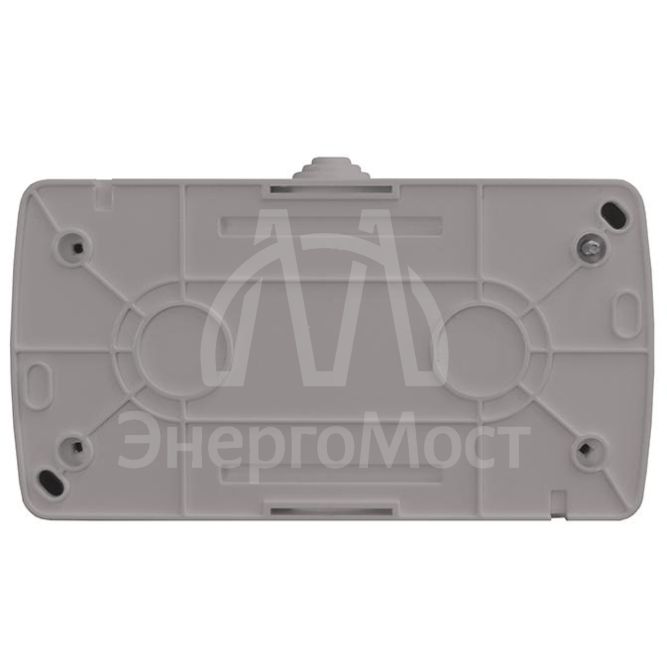 Розетка 2-м ОП Клио 16А IP44 с заземл. сер. UNIVersal К2231-Gr