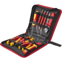 Набор инструмента диэлектрического 90 175 OHT-Ind05-H12 (12 предметов) ОНЛАЙТ 90175