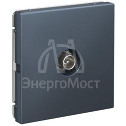 Розетка телевизионная оконечная TV ArtGallery 1дБ механизм грифель SE GAL000791