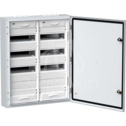 Корпус металлический ЩРн-96 (2х48) 710х570х140 IP54 бел. (одна дверь) TITAN 5 IEK TI5-50-N-2X048-54