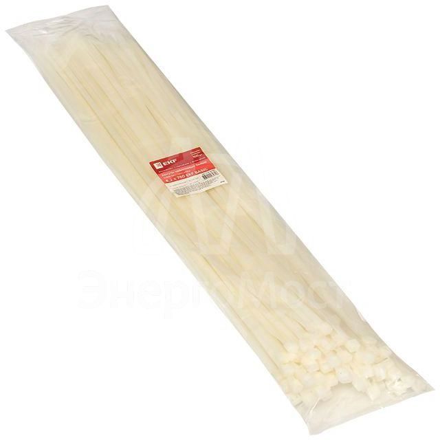 Хомут кабельный 8.2х750 нейл. бел. (уп.100шт) EKF plc-c-8.2x750